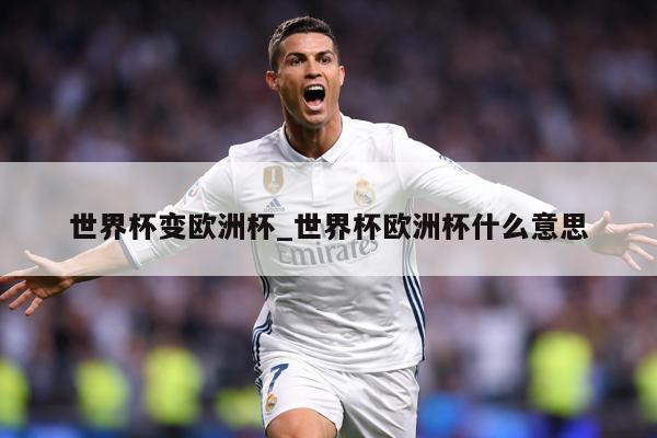 世界杯变欧洲杯_世界杯欧洲杯什么意思